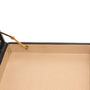 BALLY Attache Case Leather Black Gold Auth 150811-20