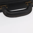 BALLY Attache Case Leather Black Gold Auth 150811-7