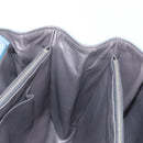 BALENCIAGA Hand Bag Leather Light Blue Silver Auth 150812-18