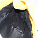 CHANEL Matelasse Shoulder Bag Lamb Skin Yellow Gold CC Auth 150813-19