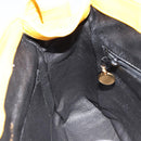 CHANEL Matelasse Shoulder Bag Lamb Skin Yellow Gold CC Auth 150813-20