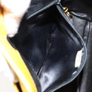 CHANEL Matelasse Shoulder Bag Lamb Skin Yellow Gold CC Auth 150813-22