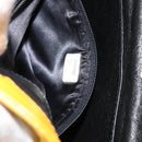 CHANEL Matelasse Shoulder Bag Lamb Skin Yellow Gold CC Auth 150813-12