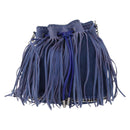 Stella MacCartney Falabella Chain Bag Polyester Blue Silver 410875 Auth 150814-2