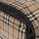 BURBERRY Nova Check Tote Bag PVC Beige Gold Auth 150816-9