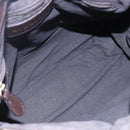 BURBERRY Nova Check Tote Bag PVC Beige Gold Auth 150816-12