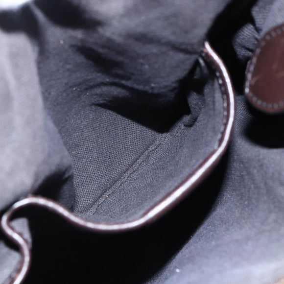 BURBERRY Nova Check Tote Bag PVC Beige Gold Auth 150816