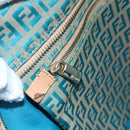 FENDI Zucchino Canvas Mamma Baguette Tote Bag Green Auth 150817-17