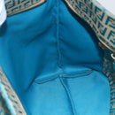 FENDI Zucchino Canvas Mamma Baguette Tote Bag Green Auth 150817-20