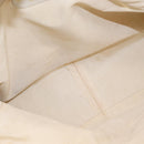 CHANEL COCO Mark Hand Bag Caviar Skin White Gold CC Auth 150819-10