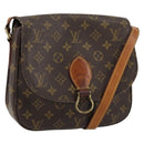 LOUIS VUITTON Monogram Saint Cloud GM Shoulder Bag M51242 LV Auth 150826-1