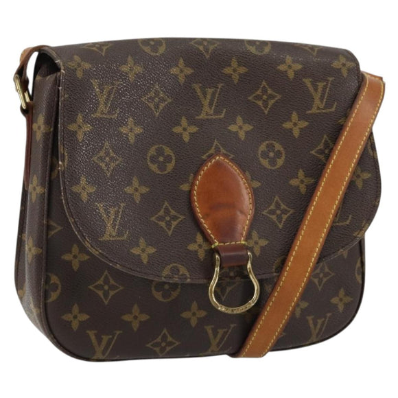 LOUIS VUITTON Monogram Saint Cloud GM Shoulder Bag M51242 LV Auth 150826