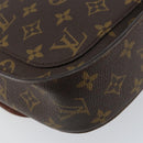 LOUIS VUITTON Monogram Saint Cloud GM Shoulder Bag M51242 LV Auth 150826-13