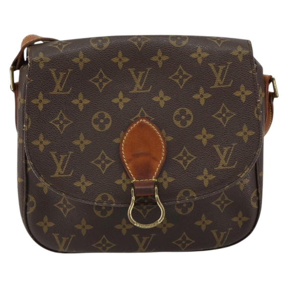 LOUIS VUITTON Monogram Saint Cloud GM Shoulder Bag M51242 LV Auth 150826