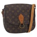 LOUIS VUITTON Monogram Saint Cloud GM Shoulder Bag M51242 LV Auth 150831-1