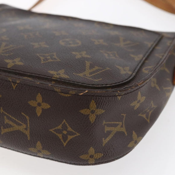 LOUIS VUITTON Monogram Saint Cloud GM Shoulder Bag M51242 LV Auth 150831