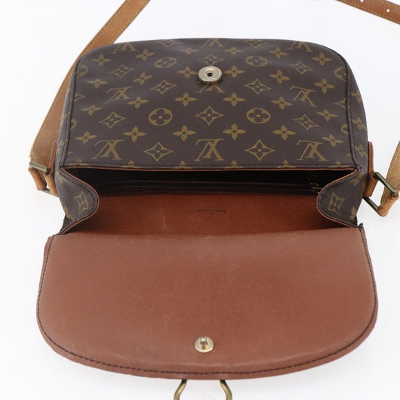 LOUIS VUITTON Monogram Saint Cloud GM Shoulder Bag M51242 LV Auth 150831
