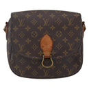LOUIS VUITTON Monogram Saint Cloud GM Shoulder Bag M51242 LV Auth 150831-2