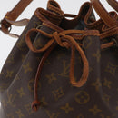 LOUIS VUITTON Monogram Petit Noe Shoulder Bag M42226 LV Auth 150832-16