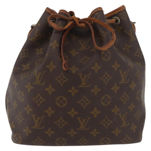 LOUIS VUITTON Monogram Petit Noe Shoulder Bag M42226 LV Auth 150832