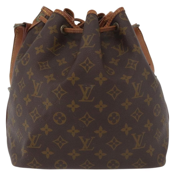 LOUIS VUITTON Monogram Petit Noe Shoulder Bag M42226 LV Auth 150832
