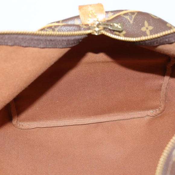 LOUIS VUITTON Monogram Keepall 55 Boston Bag M41424 LV Auth 150835