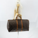 LOUIS VUITTON Monogram Keepall 55 Boston Bag M41424 LV Auth 150835-21