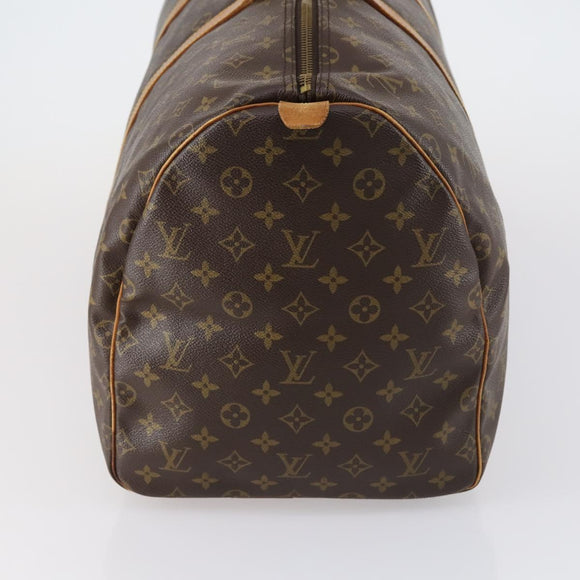 LOUIS VUITTON Monogram Keepall 55 Boston Bag M41424 LV Auth 150835