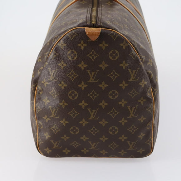 LOUIS VUITTON Monogram Keepall 55 Boston Bag M41424 LV Auth 150835