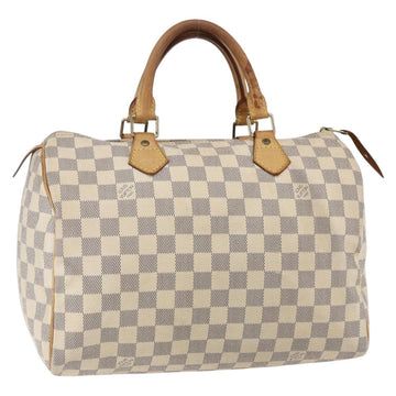 LOUIS VUITTON Damier Azur Speedy 30 Hand Bag N41533 LV Auth 150836