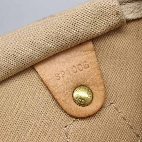 LOUIS VUITTON Damier Azur Speedy 30 Hand Bag N41533 LV Auth 150836