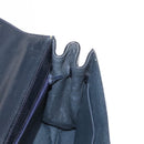 MCM Logogram Vicetos Hand Bag PVC Leather 2way White Gold Auth 150837-24