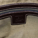 FENDI Zucca Canvas Hand Bag 2way Black Brown Auth 150838-21