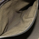 FENDI Zucca Canvas Hand Bag 2way Black Brown Auth 150838-25