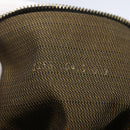 FENDI Zucca Canvas Hand Bag 2way Black Brown Auth 150838-12