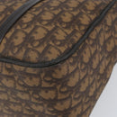 Christian Dior Trotter Canvas Chain Tote Bag PVC Romantic Navy Gold Auth 150839-9