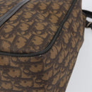 Christian Dior Trotter Canvas Chain Tote Bag PVC Romantic Navy Gold Auth 150839-15