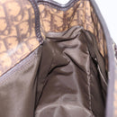 Christian Dior Trotter Canvas Chain Tote Bag PVC Romantic Navy Gold Auth 150839-18