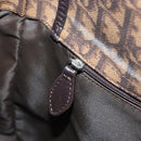 Christian Dior Trotter Canvas Chain Tote Bag PVC Romantic Navy Gold Auth 150839-20