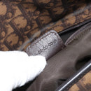 Christian Dior Trotter Canvas Chain Tote Bag PVC Romantic Navy Gold Auth 150839-12