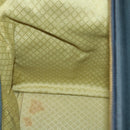 GUCCI GG Supreme Sherry Line Boston Bag PVC Navy Gold Auth 150841-18