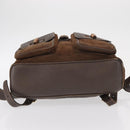 GUCCI Bamboo Backpack Suede Brown Gold 003 58 0016 Auth 150842-5