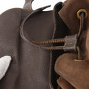 GUCCI Bamboo Backpack Suede Brown Gold 003 58 0016 Auth 150842-25