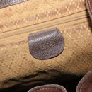 GUCCI Bamboo Backpack Suede Brown Gold 003 58 0016 Auth 150842-26