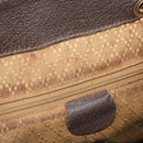 GUCCI Bamboo Backpack Suede Brown Gold 003 58 0016 Auth 150842-10