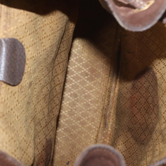 GUCCI Bamboo Backpack Suede Brown Gold 003 58 0016 Auth 150842