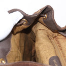 GUCCI Bamboo Backpack Suede Brown Gold 003 58 0016 Auth 150842-28