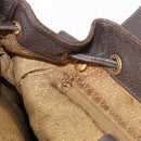 GUCCI Bamboo Backpack Suede Brown Gold 003 58 0016 Auth 150842-29