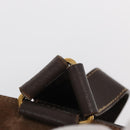 GUCCI Bamboo Backpack Suede Brown Gold 003 58 0016 Auth 150842-14