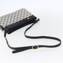 GUCCI GG Supreme Sherry Line Shoulder Bag PVC Navy Gold 904 02 035 Auth 150843-7